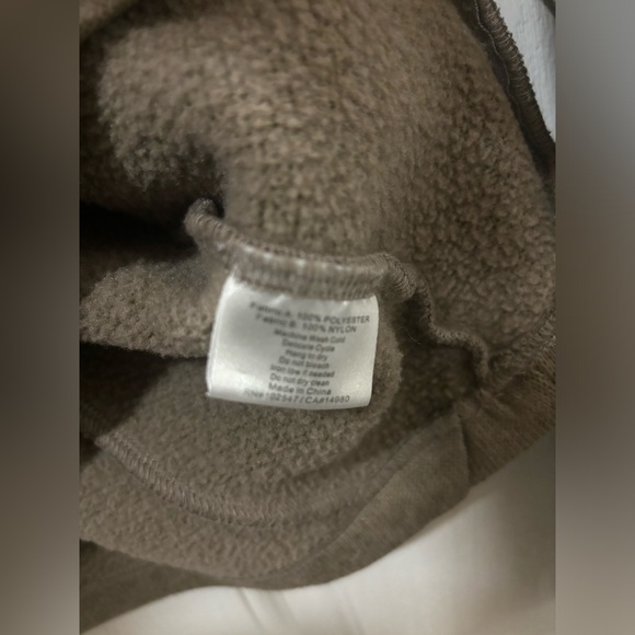 Isis Womans M Olive Green Quarter Zipper Jacket - Picture 6 of 8